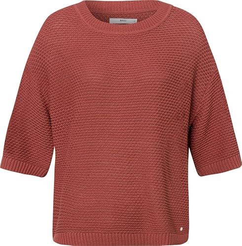 BRAX Damen Style Lesley Yarn Mix Fancy Structure Pullover, Malve, Normal von BRAX