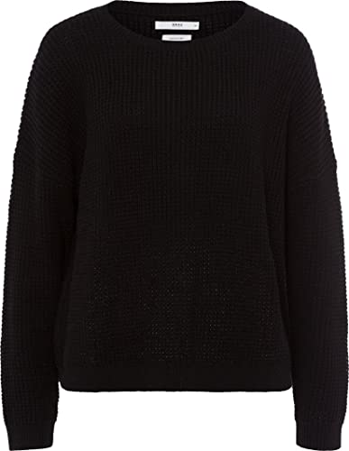 BRAX Damen Style Lisa Wool Mix Pullover, Black, 38 von BRAX