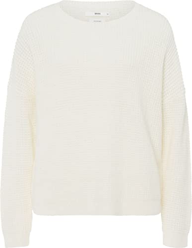 BRAX Damen Style Lisa Wool Mix Pullover, Offwhite, 38 von BRAX