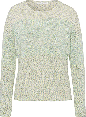 BRAX Damen Style Liz Fancy Knit Pullover, Sky, (Herstellergröße: 48) von BRAX