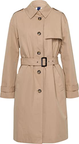 BRAX Damen Style London Trenchcoat, Sand, 42 von BRAX