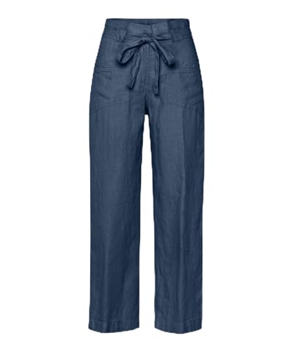 BRAX Damen Style Maine Pure Linen Hose, Indigo, 31W / 30L EU von BRAX