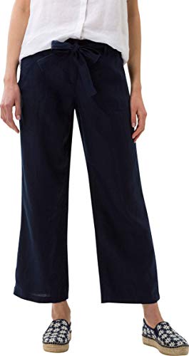 BRAX Damen Style Maine S aus Leinen Hose, Navy, 32W / 32L (Herstellergröße: 42) von BRAX