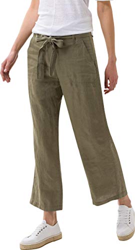 BRAX Damen Style Maine S aus Leinen Hose, KHAKI, 40 von BRAX