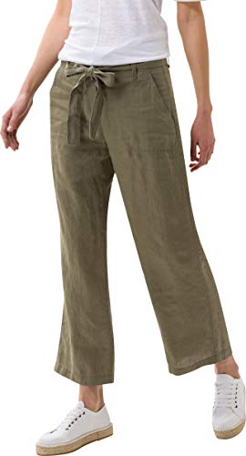 BRAX Damen Style Maine S aus Leinen Hose, KHAKI, 46 BRAX Damen Style Maine S aus Leinen Hose, KHAKI, 46 von BRAX