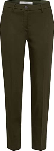 BRAX Damen Style Maron Hose, Dark Olive, 42W 32L EU von BRAX