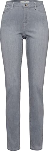 BRAX Damen Style Mary Blue Planet Slim Jeans, LIGHT GREY, 34W / 34L (Herstellergröße: 44L) von BRAX