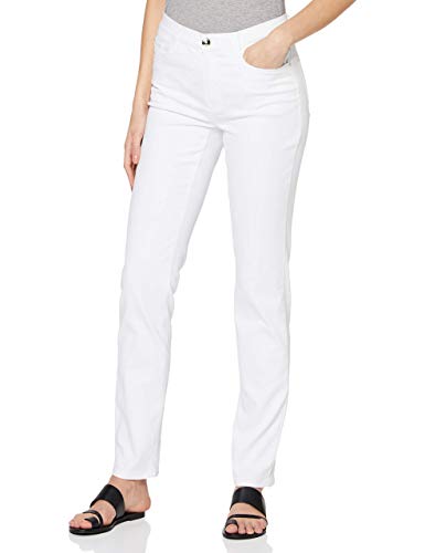 BRAX Damen Style Mary Blue Planet Slim Jeans, White, 27W / 34L (Herstellergröße: 36L) von BRAX
