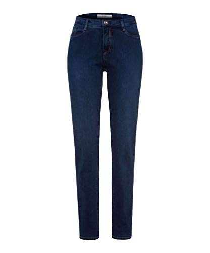 BRAX Damen Style Mary Blue Planet Slim Jeans, SLIGHTLY USED REGULAR BLUE, 42W / 32L (Herstellergröße: 52) von BRAX