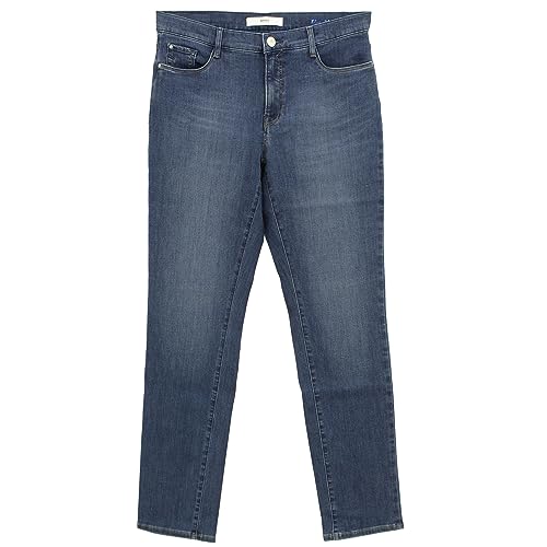 BRAX Damen Style Mary Blue Planet Slim Jeans, USED LIGHT BLUE, 29W / 34L (Herstellergröße: 38L) von BRAX