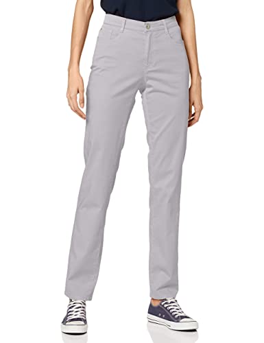 BRAX Damen Style Mary Five-Pocket Baumwollsatin Hose, Grey Melange, 27W / 30L von BRAX