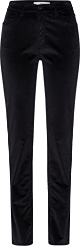 BRAX Damen Style Mary New Corduroy, Five-Pocket Hose, Black, 31W / 30L von BRAX