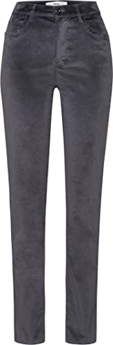 BRAX Damen Style Mary New Corduroy, Five-Pocket Hose, Dark Grey, 32W / 32L von BRAX