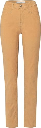 BRAX Damen Style Mary New Corduroy Hose, Camel, 38W / 30L EU von BRAX