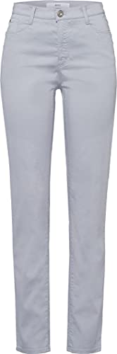 BRAX Damen Style Mary Five-Pocket Baumwollsatin Hose, Grey Melange, 38W / 30L von BRAX