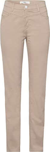 BRAX Damen Style Mary Superior Cotton Hose, Sand, 32W / 30L EU von BRAX