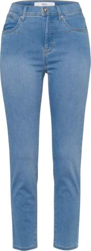 BRAX Damen Style Mary Ultralight Denim Verkürzte Five-Pocket-Jeans Jeans, Used Light Blue, 36W / 30L EU von BRAX