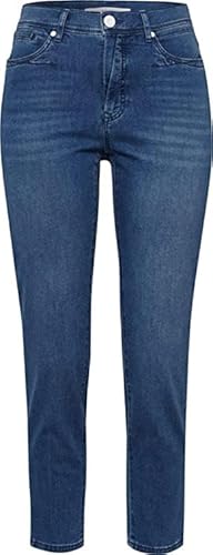 BRAX Damen Style Mary Ultralight Denim Verkürzte Five-pocket-jeans Jeans, Used Regular Blue, 31W / 30L EU von BRAX