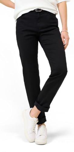 Brax Damen Style Mary elegant-Sportive Five-Pocket-Hose Freizeithose, Perma Black, 31W x 30L von BRAX