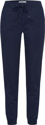 BRAX Damen Style Morris Jogg Cotton Hose, Indigo, 34W / 32L EU von BRAX