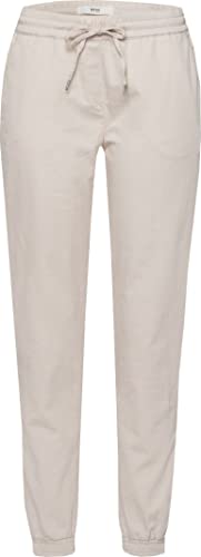 BRAX Damen Style Morris Jogg Cotton Hose, Light Ivory, 31W / 32L EU von BRAX