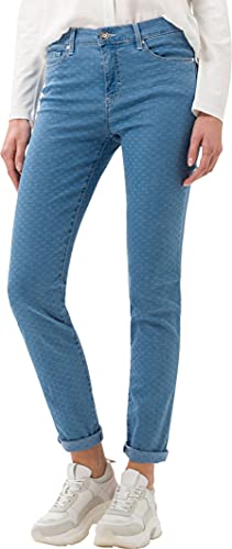 BRAX Damen Style Shakira Denim Jacquard Jeans, CLEAN Light Blue, 36W / 30L von BRAX