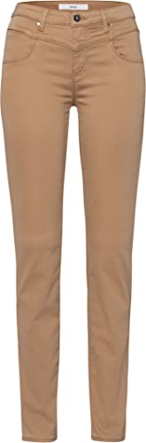 BRAX Damen Style Shakira Five-Pocket wertigem Baumwollsatin Hose, Camel, 31W / 32L von BRAX