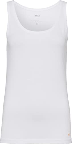 BRAX Damen Style Silvy Baumwolle Basic Tanktop, Offwhite, 44 von BRAX