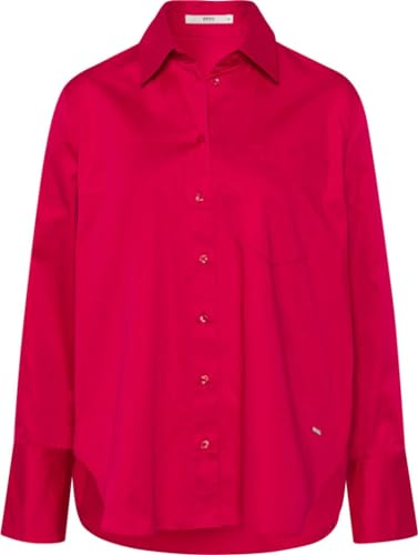 BRAX Damen Style Vicki 100% Cotton Bluse, Lipstick PINK, 38 cm von BRAX