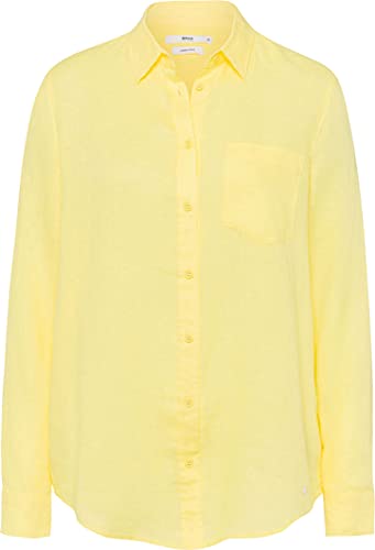 BRAX Damen Style Victoria linned Bluse, Beige (Yellow 65), 40 EU von BRAX