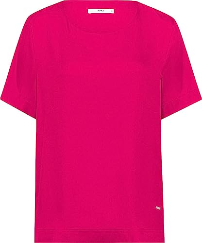 BRAX Damen Style Vilma MAT Shimmer Viscose Bluse, Lipstick PINK, 36 von BRAX