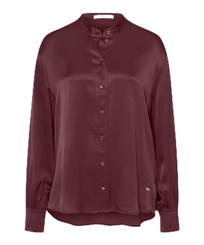 BRAX Damen Style Viv Shiny Viscose Bluse, Cherry, 42 von BRAX