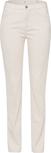 BRAX, Style Mary, Damen Jeans Hose Gabardinestretch Creme D 44 W 34 L 32 von BRAX
