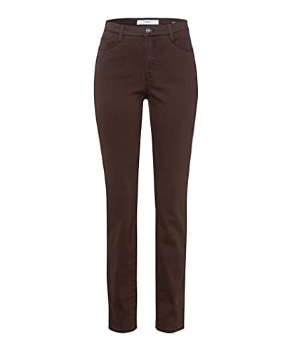 BRAX Damen Slim Fit Jeans Hose Style Mary Stretch Baumwolle nachhaltig, Brown, 48K von BRAX