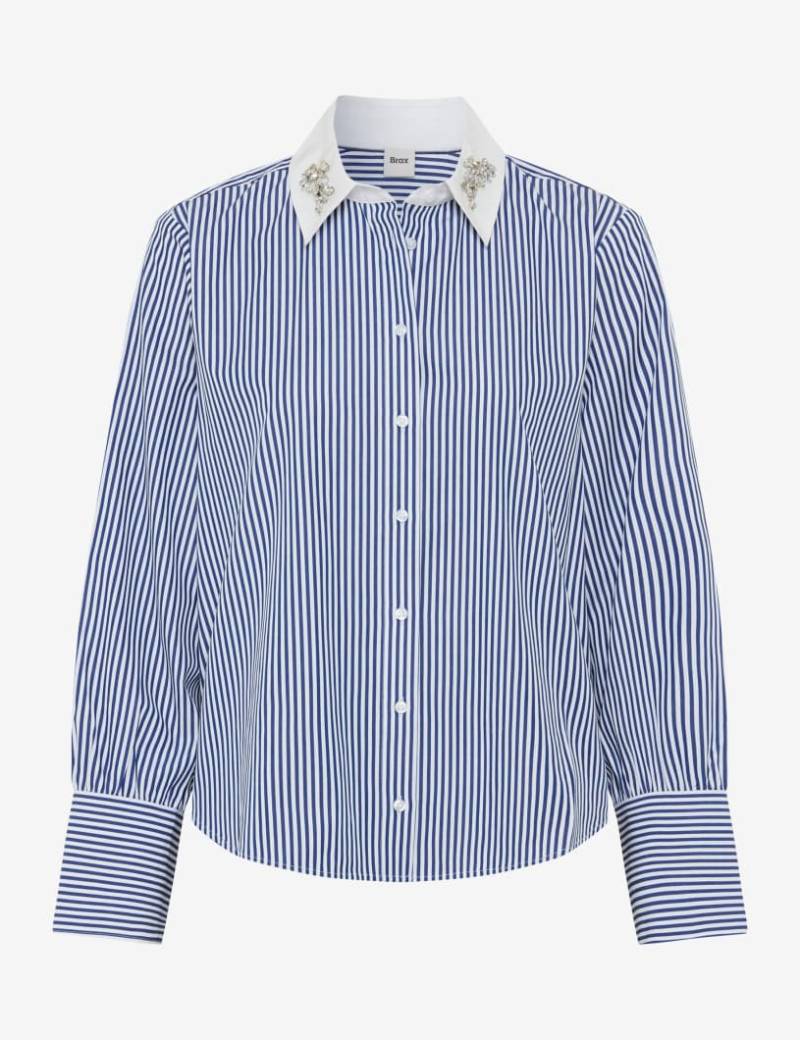 BRAX - Hemdbluse - Vica Glam blau - Gr. - 46 von BRAX