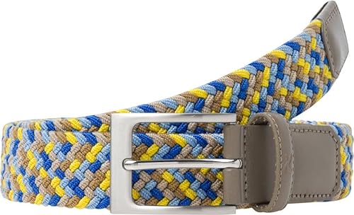 BRAX Herren Braided Belt Gürtel, RYE, 85 von BRAX