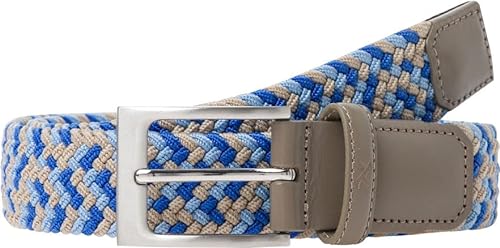 BRAX Herren Braided Belt Gürtel, Sand, 85 von BRAX