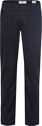 BRAX, Cadiz C, Herren Jeans Hose Wolloptik Twillstretch Darkblue Kariert W 36 L 34 von BRAX
