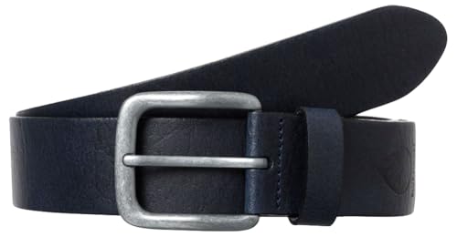 BRAX Herren Haka Reversible Leather Belt Gürtel, Navy, 90 von BRAX