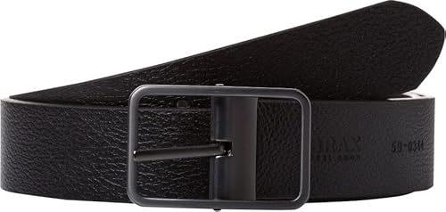 BRAX Herren Leather Belt Gürtel, Black/Brown, 125 von BRAX