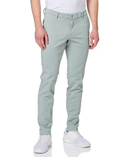 BRAX Herren Slim Fit Chino Hose Style Silvio Stretch Stoffhose, ICED GREEN, 33W / 32L von BRAX