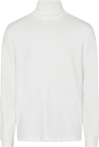 BRAX Herren Style Benno Interlock gepflegter Rollkragenpullover Pullover, Offwhite, L von BRAX