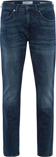 BRAX Herren Style Chris schmale Five-Pocket Vintage-Look Jeans, Green Indigo Used, 32W / 36L von BRAX