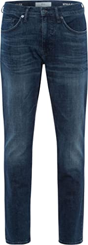 BRAX Herren Style Chris schmale Five-Pocket Vintage-Look Jeans, Green Indigo Used, 35W / 32L von BRAX