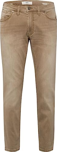 BRAX Herren Style Chuck Hi-Flex: Hochelastische Five-Pocket Jeans, Sesame, 33W / 30L von BRAX