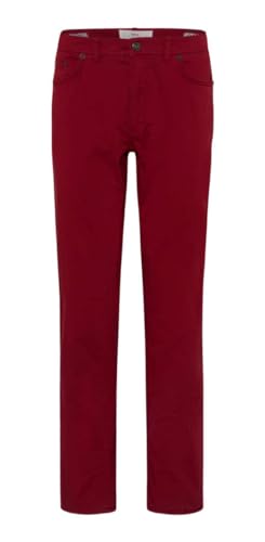 BRAX Herren Style Cooper Five-Pocket-Hose in Marathon-Qualität Freizeithose, RED, 40W x 32L von BRAX