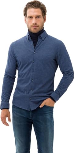 BRAX Herren Style Daniel Ju Piqué - Jerseyhemd mit Button Down-Kragen von BRAX