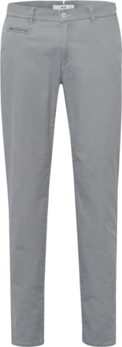 BRAX Herren Style Fabio In Chinohose mit wertigen Stylingdetails Hose, Silver, 36W / 30L von BRAX