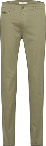 Brax Herren Style Fabio In Hi-Flex Chinohose mit wetigen Stylingdetails Freizeithose, MANZANILLA, 38W x 30L von BRAX