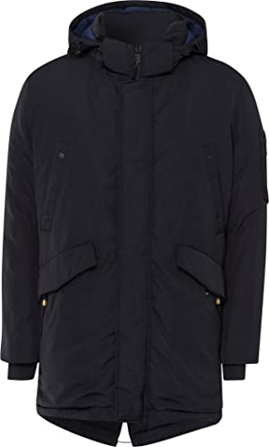 BRAX Herren Style Hudson Cortina Winterjacke in trendigem Techno Wool Parka, Navy 1, L von BRAX